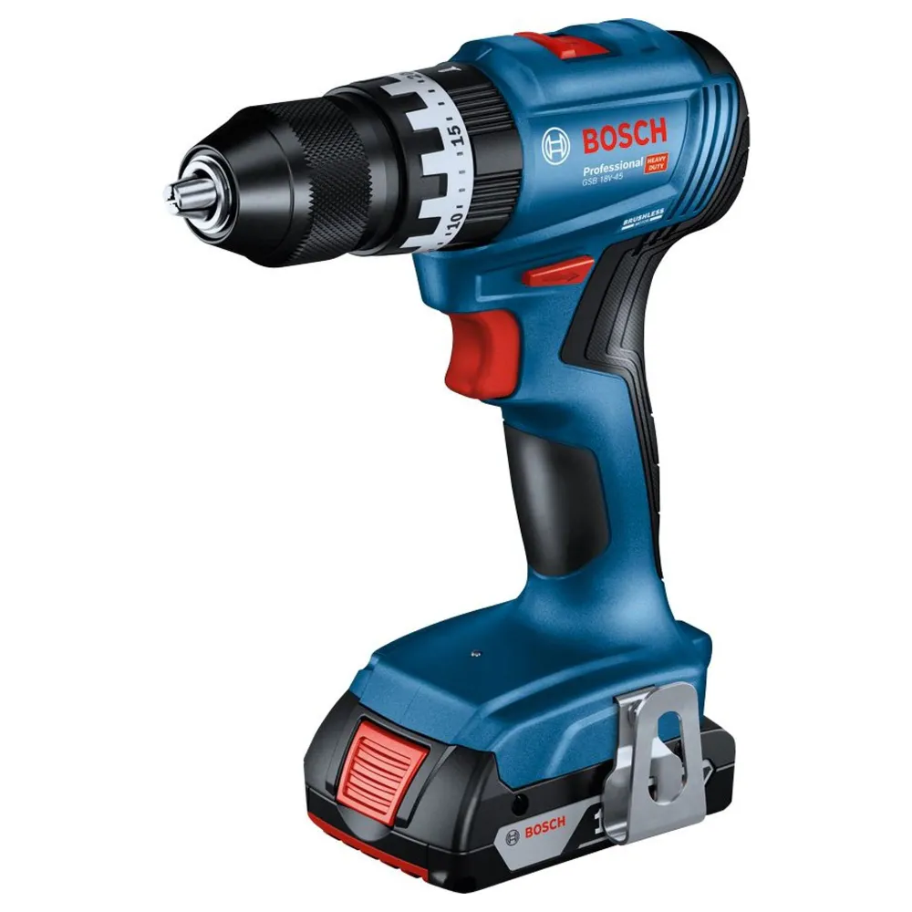 Bosch GSB 18V-45 18V 4Ah Batteridriven borrskruvdragare