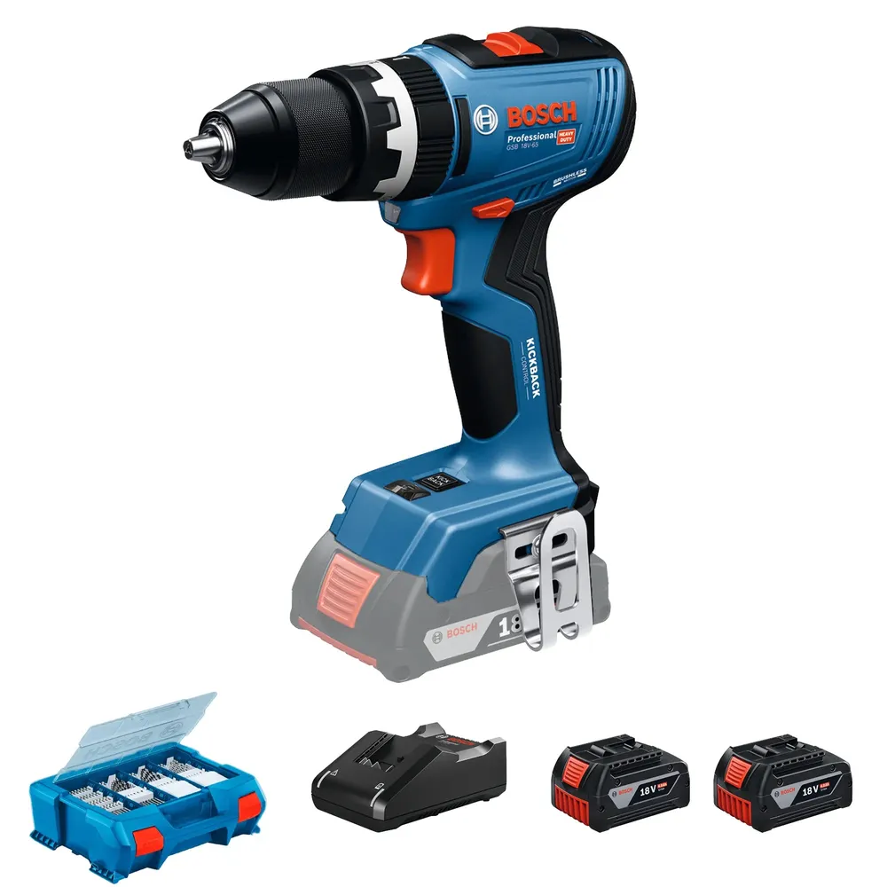 Bosch GSB 18V-65 Batteridriven slagborrmaskin