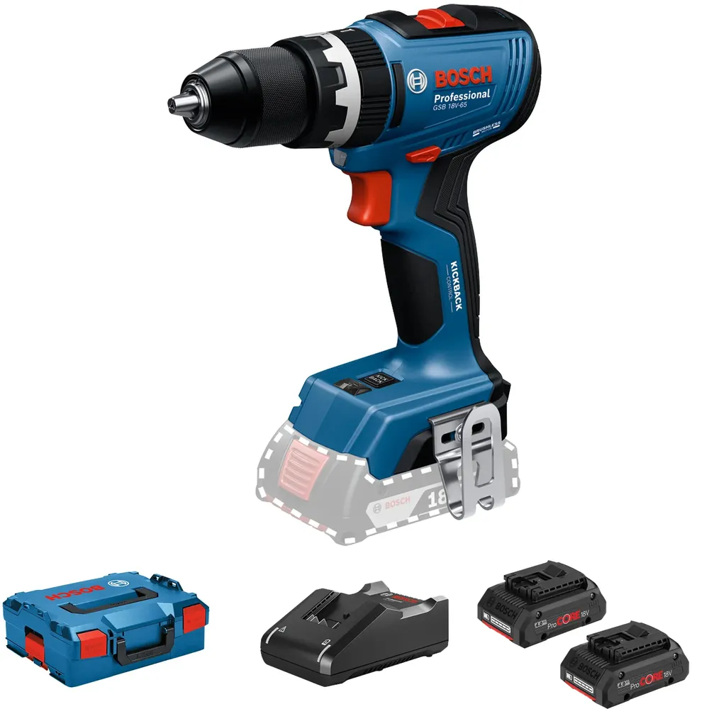 Bosch GSB 18V-65 PRO 18V Batteridriven borrskruvdragare