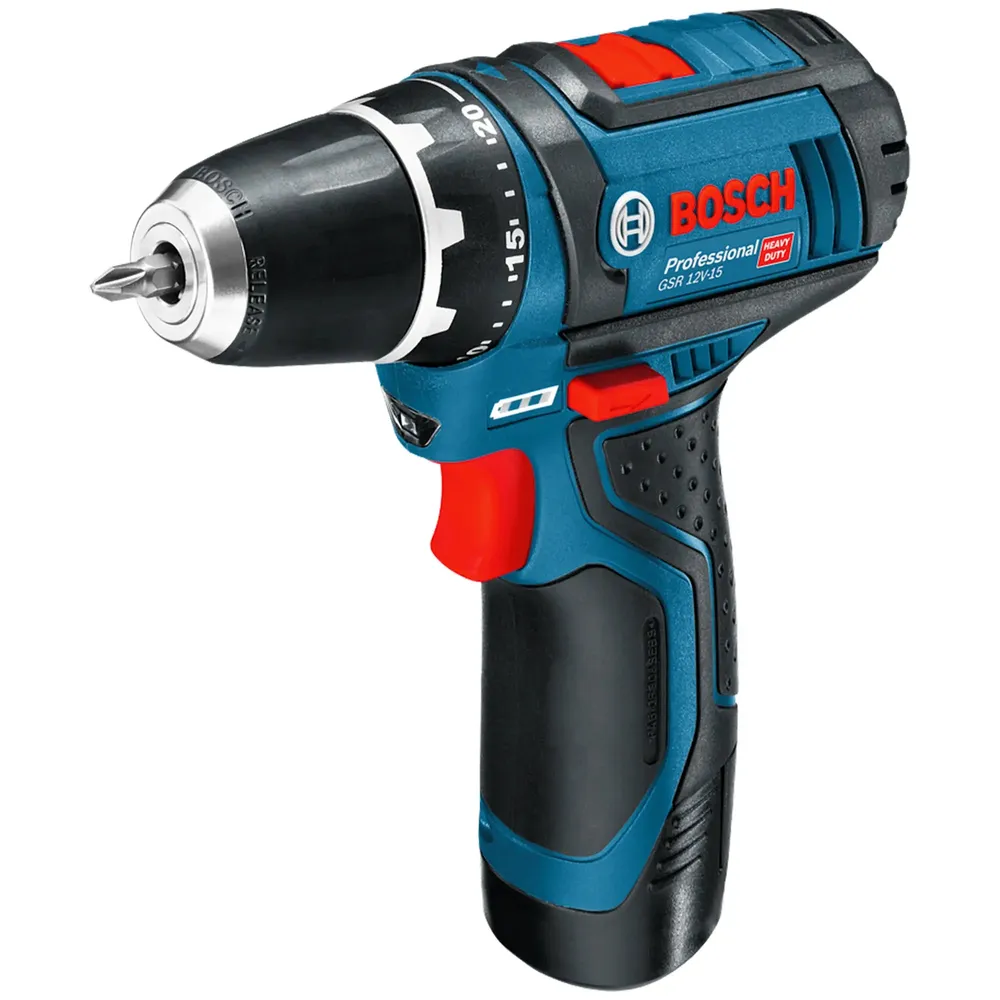 Bosch GSR 12V-15 Batteridriven borrskruvdragare 12V 2Ah