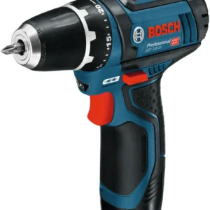 BOSCH GSR 12V-15 SKRUVDRAGARE INKLUSIVE 2X2AH BATTERI OCH LADDARE