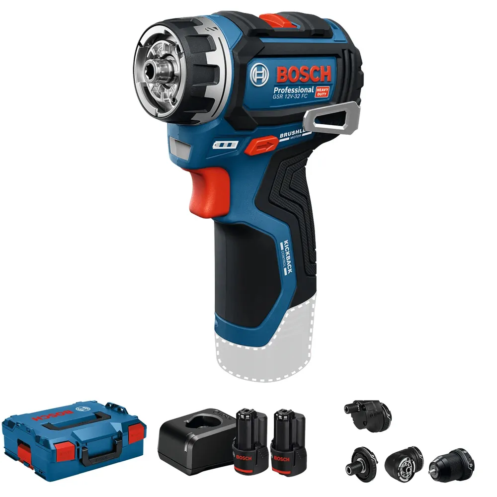 Bosch GSR 12V-32 FC PRO 12V 2Ah Batteridriven borrskruvdragare