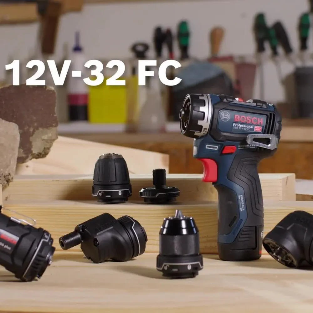 Bosch GSR 12V-32 FC PRO 12V 2Ah Batteridriven borrskruvdragare