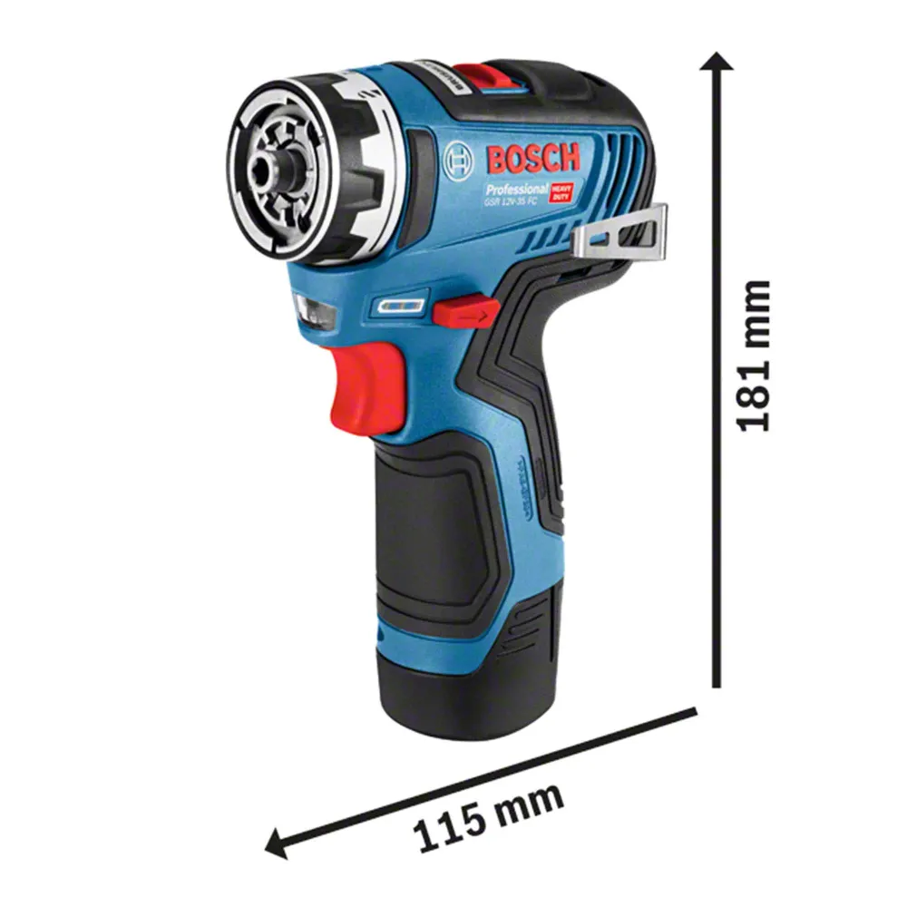 Bosch GSR 12V-35 FC Batteridriven borrskruvdragare