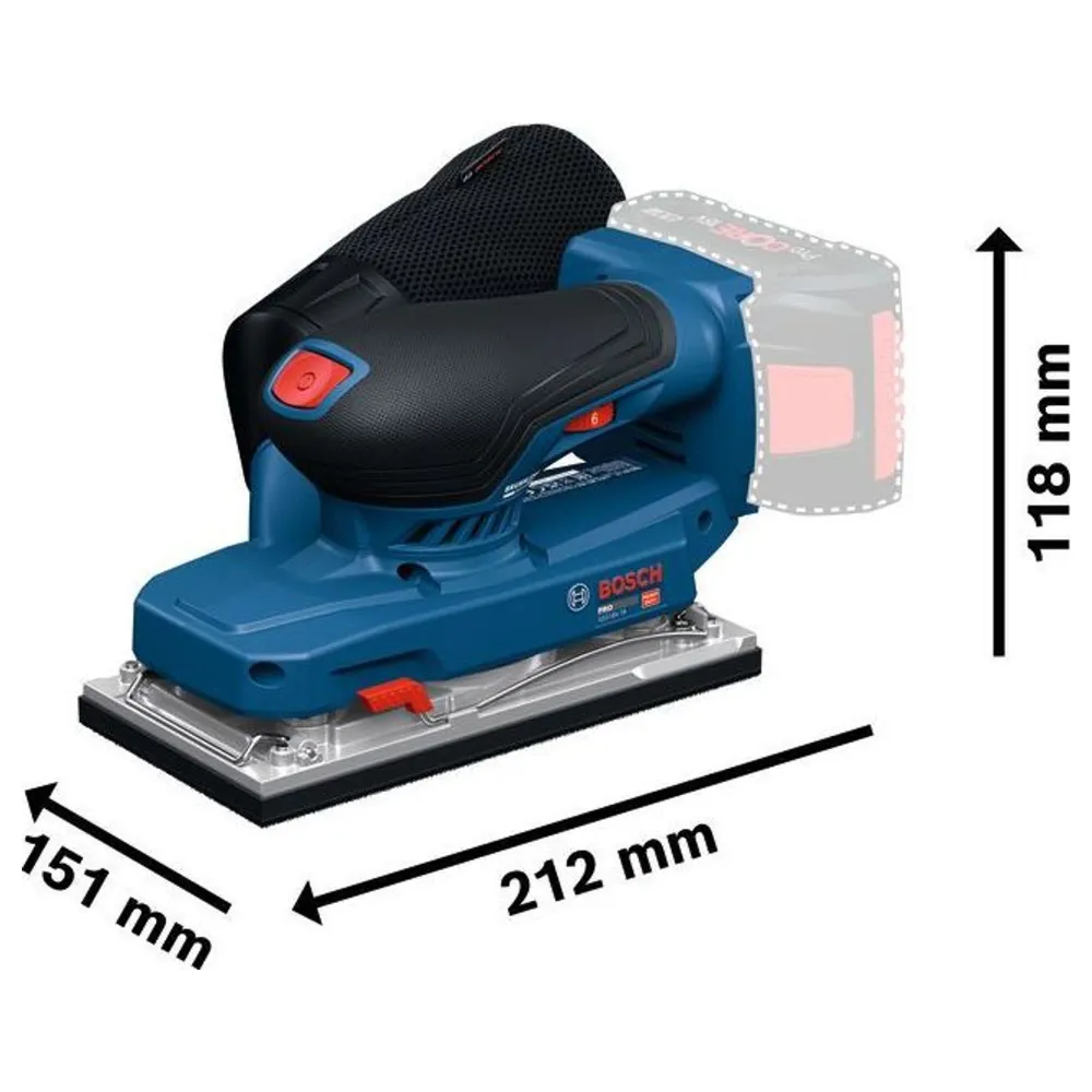 Bosch GSS18V-18 PRO 18V slipmaskin