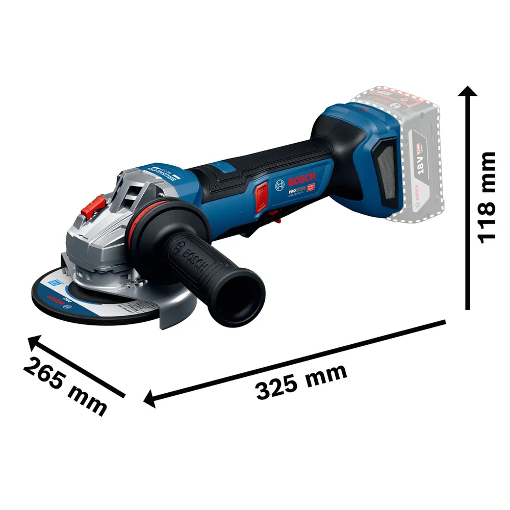 Bosch GWS18V-11PS PRO 18V vinkelslip