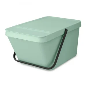 Brabantia Avfallskärl SORT & GO 20 l, stapelbar, jadegrön
