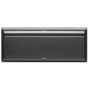 Brabantia Brödlåda FALL FRONT 18 l, mörk grå, stål