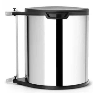 Brabantia Inbyggd soptunna 15 l, blankt stål