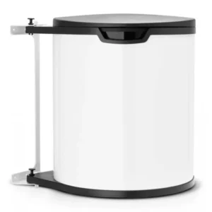 Brabantia Inbyggd soptunna 15 l, vit