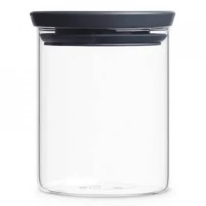 Brabantia Köksförvaringsburk 600 ml, stapelbar, glas