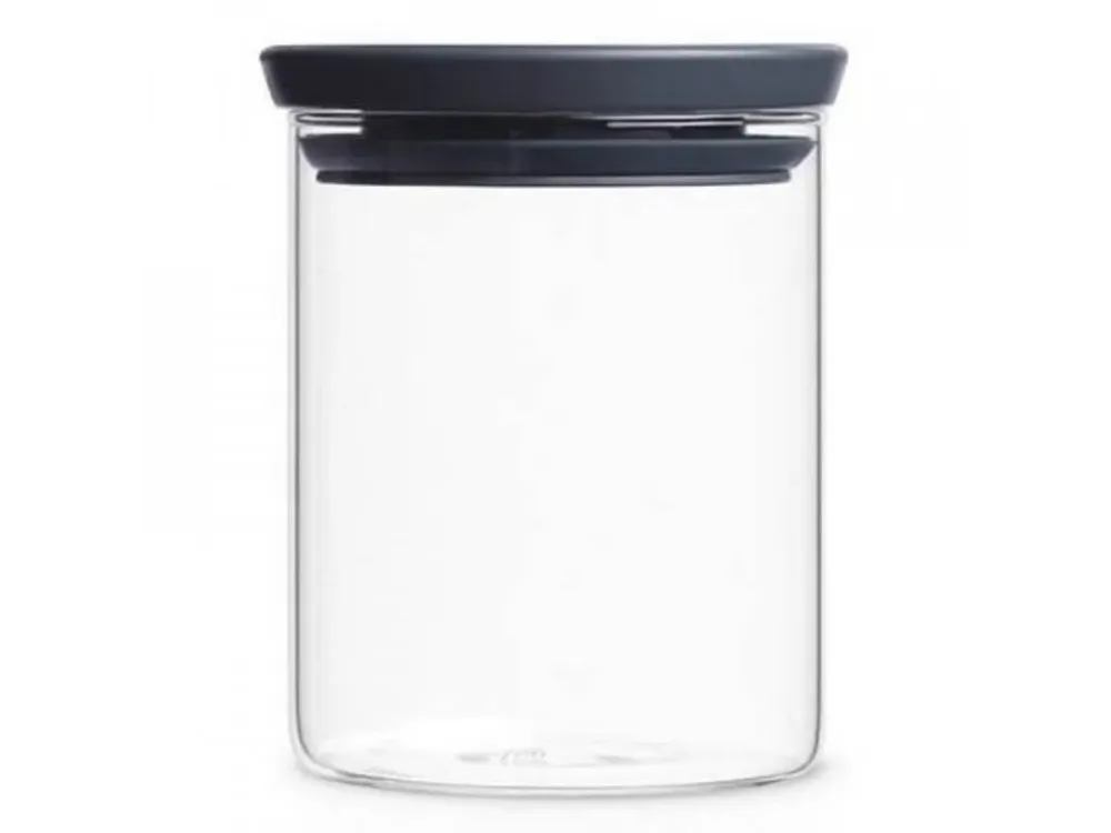 Brabantia Köksförvaringsburk 600 ml, stapelbar, glas