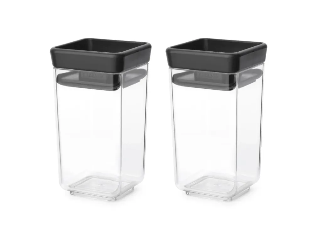 Brabantia Matförvaring TASTY PLUS 150 ml, set i 2 delar, mörkgrå