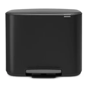 Brabantia Pedalhink BO 11 + 23 l, mattsvart