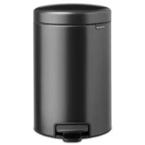 Brabantia Pedalhink NEWICON 12 l, mörk grå, stål