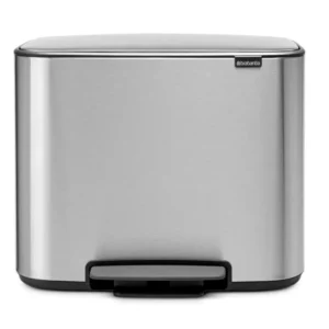 Brabantia Pedal-soptunna BO 11 + 23 l, matt stål