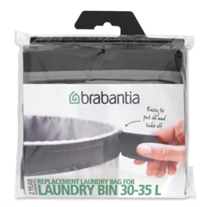 Brabantia Reservtvättväska till BO tvättkorg 30-35 l, grå