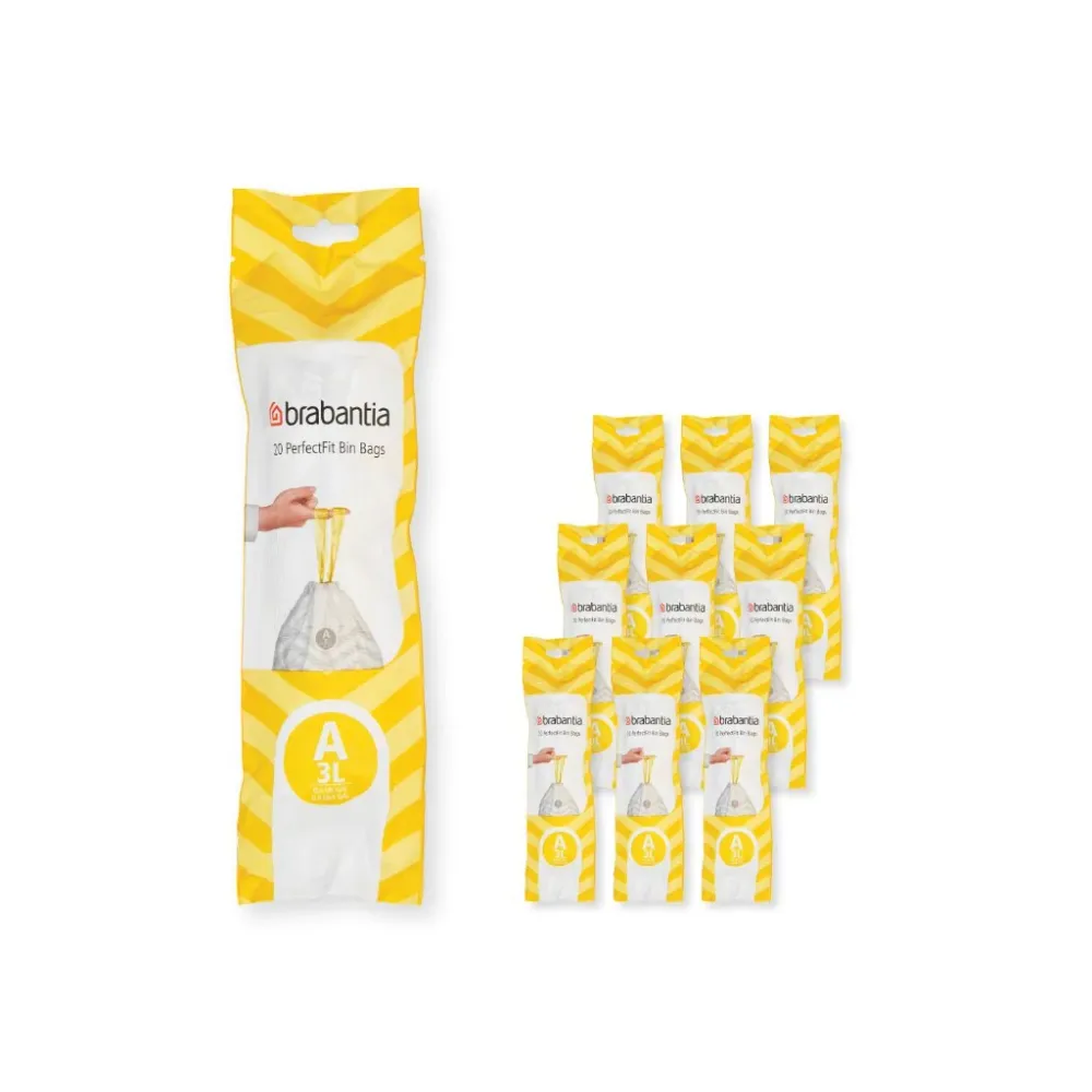 Brabantia Soppåsar PERFECTFIT 3 l, 200 st
