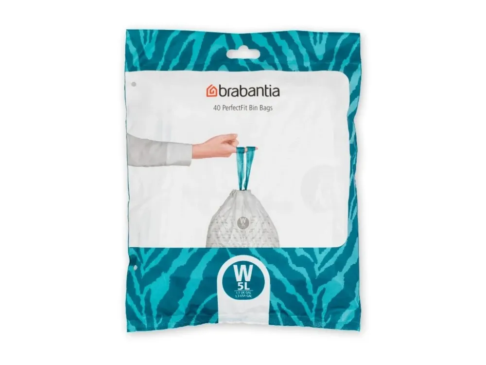 Brabantia Soppåsar B PERFECTFIT 5 l, 40 st
