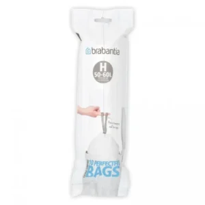 Brabantia Soppåsar H PerfectFit 50-60 l, 10 st