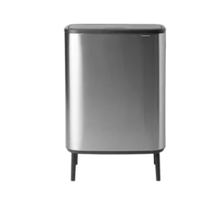 Brabantia Soptunna med trycklock BO HI 60 l, matt stål