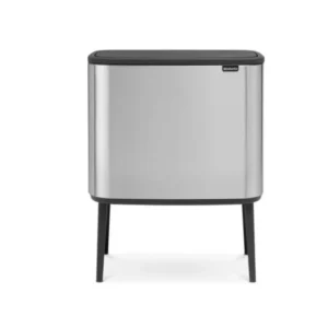 Brabantia Soptunna med trycklock BO 3 x 11 l, matt stål