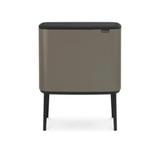 Brabantia Soptunna med trycklock BO 11 + 23 l, platina