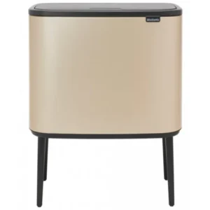 Brabantia Soptunna med trycklock TOUCH BIN 36 l, champagne