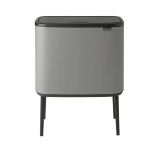Brabantia Soptunna med trycklock BO TOUCH BIN 3 x 11 l, mineralgrå