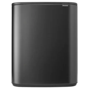Brabantia Soptunna med trycklock BO TOUCH BIN 60 l, mörk grå, stål