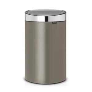 Brabantia Soptunna med trycklock TOUCH BIN NY 40 l, platina matt