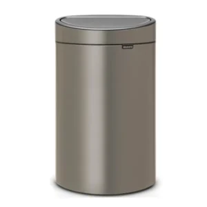 Brabantia Soptunna med trycklock TOUCH BIN NY 40 l, platina