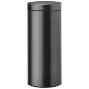 Brabantia Soptunna med trycklock TOUCH BIN NEW 30 l, mörk grå, stål