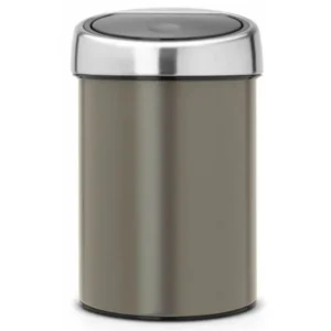 Brabantia Soptunna med trycklock TOUCH BIN 3 l, platina