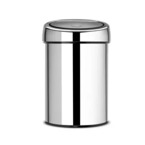 Brabantia Soptunna med trycklock TOUCH BIN 3 l, blankt stål