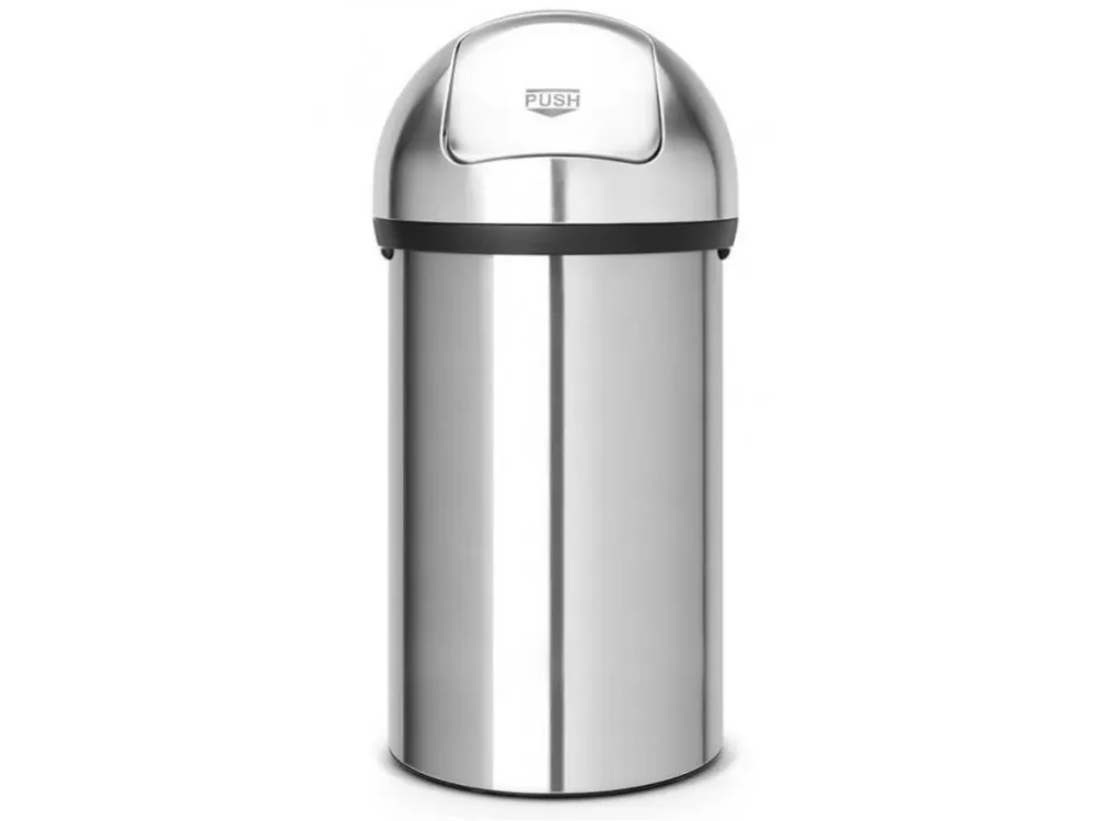 Brabantia Soptunna PUSH BIN 60 l, matt stål