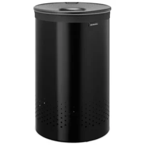 Brabantia Tvättkorg 60 l, matt svart, stål