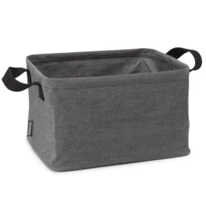 Brabantia Tvättkorg 35 l, pepparsvart, tyg