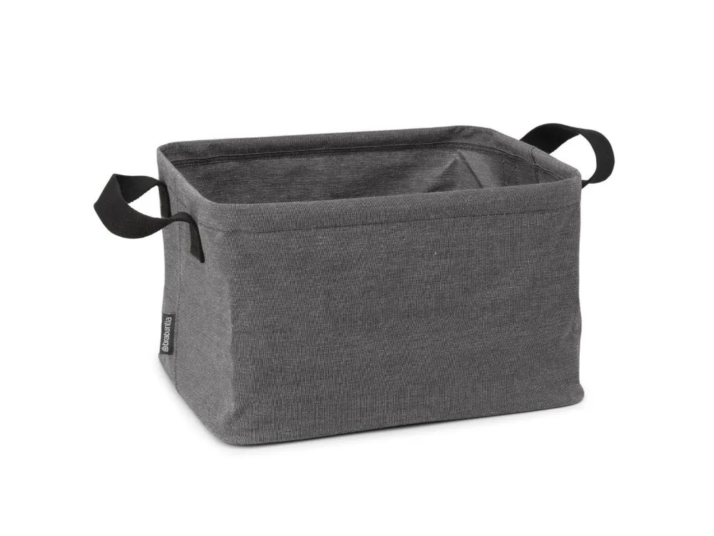 Brabantia Tvättkorg 35 l, pepparsvart, tyg