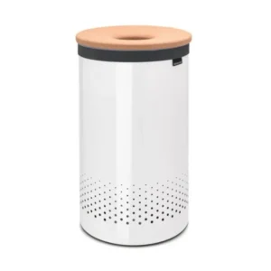 Brabantia Tvätttunna 60 l, med korklock, vit