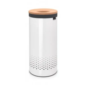 Brabantia Tvätttunna 35 l, med korklock, vit