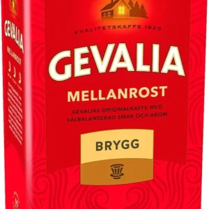 BRYGGKAFFE GEVALIA MELLANROST 450G
