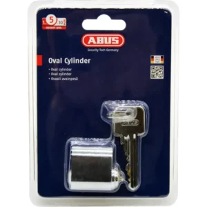 CYLINDER OVAL ENKEL ABUS 1-PACK MED 3 NYCKLAR