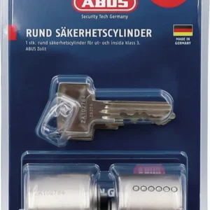CYLINDER RUND SSF3 ABUS ZOLIT 1 SET MED 3 NYCKLAR