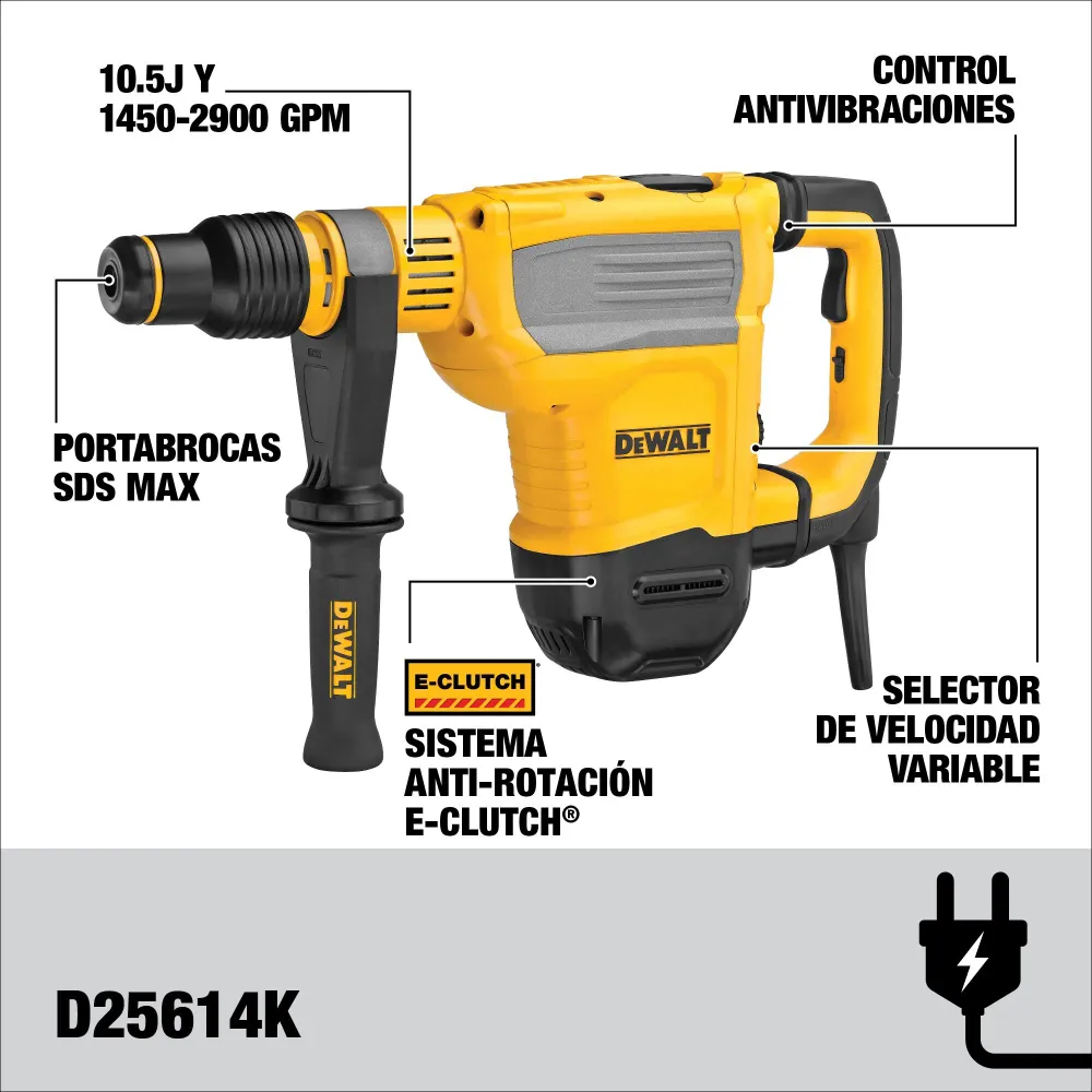 Dewalt D25614K-QS 1350W Rivningshammare