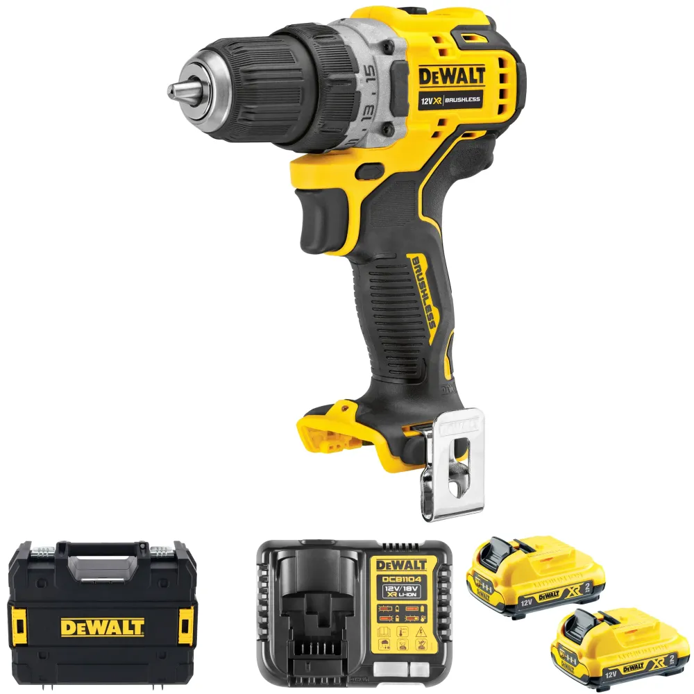 Dewalt DCD701D2-QW 12V 2Ah borrskruvdragare