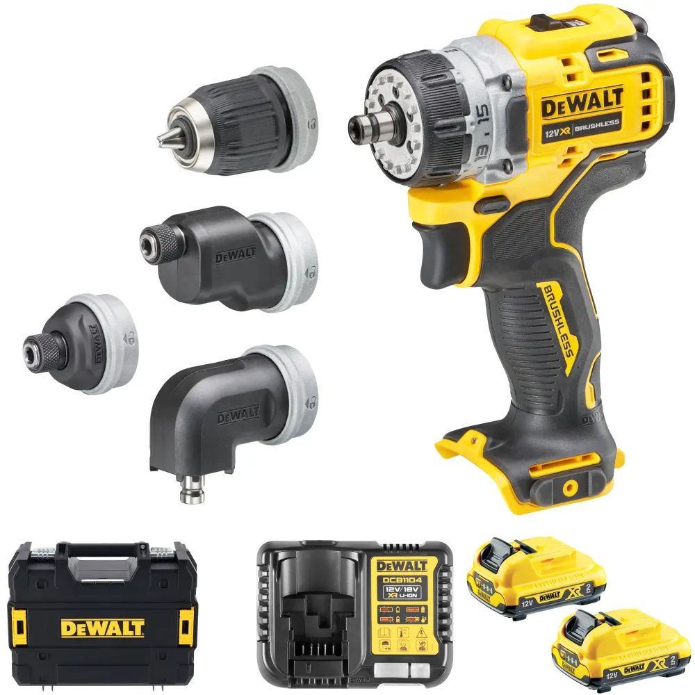 Dewalt DCD703L2T-QW 12V 2Ah borrmaskin