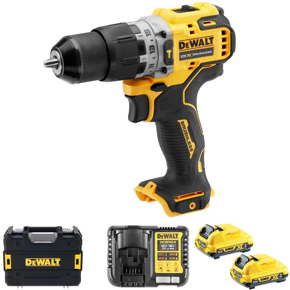 Dewalt DCD706D2-QW 12V 2Ah borrskruvdragare