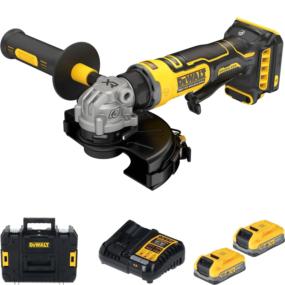 Dewalt DCG404S2T-QW 18V 3,5Ah Slipmaskin