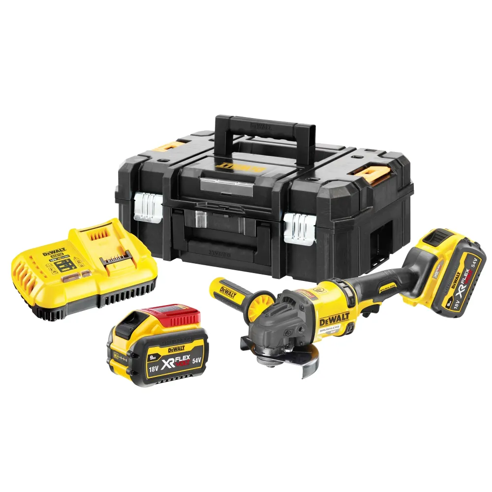 Dewalt DCG418X2-QW 54V 9Ah vinkelslip